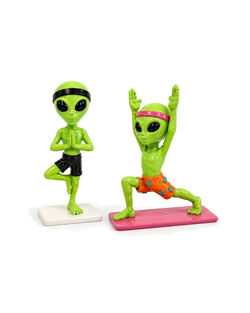 Yoga, mini escultura alien